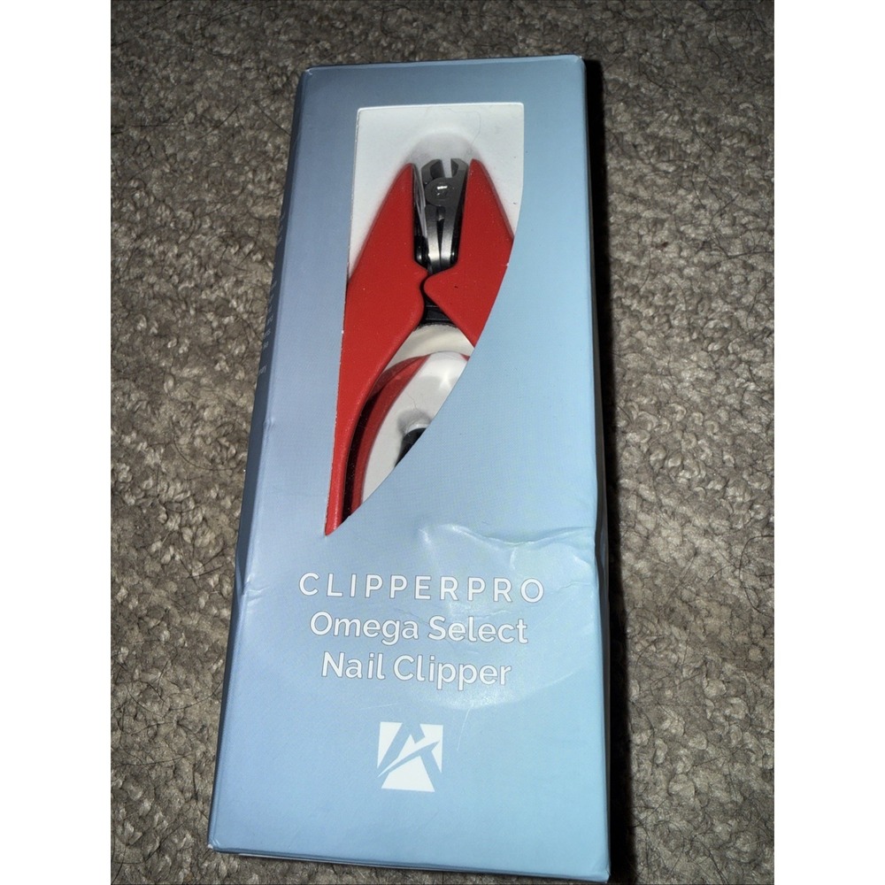 Azurro CLIPPERPRO  Nail Clipper w/‎ Swivel Head and Lock Red